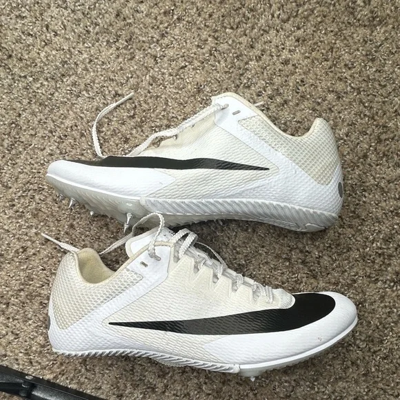 Brand new Nike Zoom Rival Sprint Track &Field Shoes White Black... - Picture 4 of 7